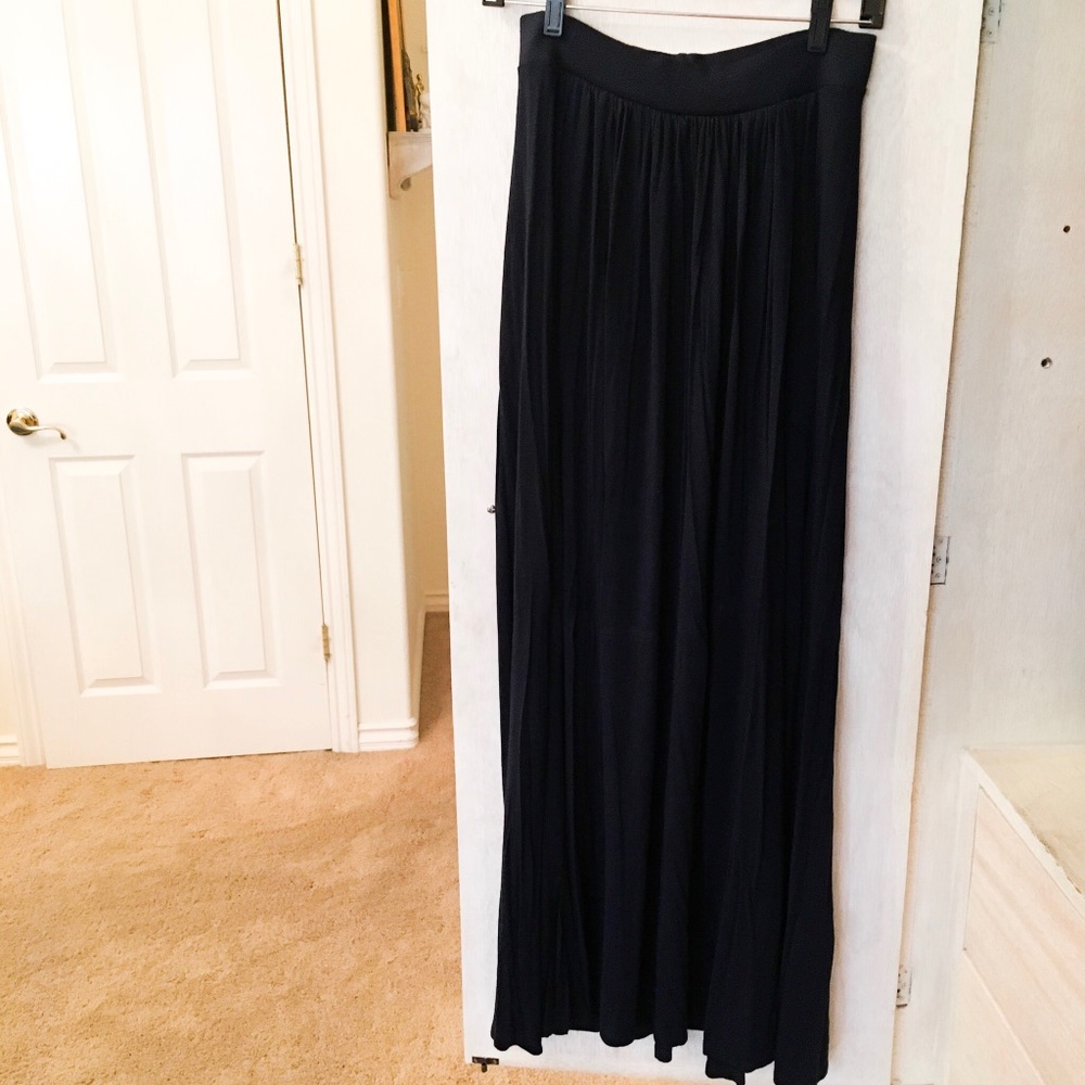 Navy Maxi Skirt